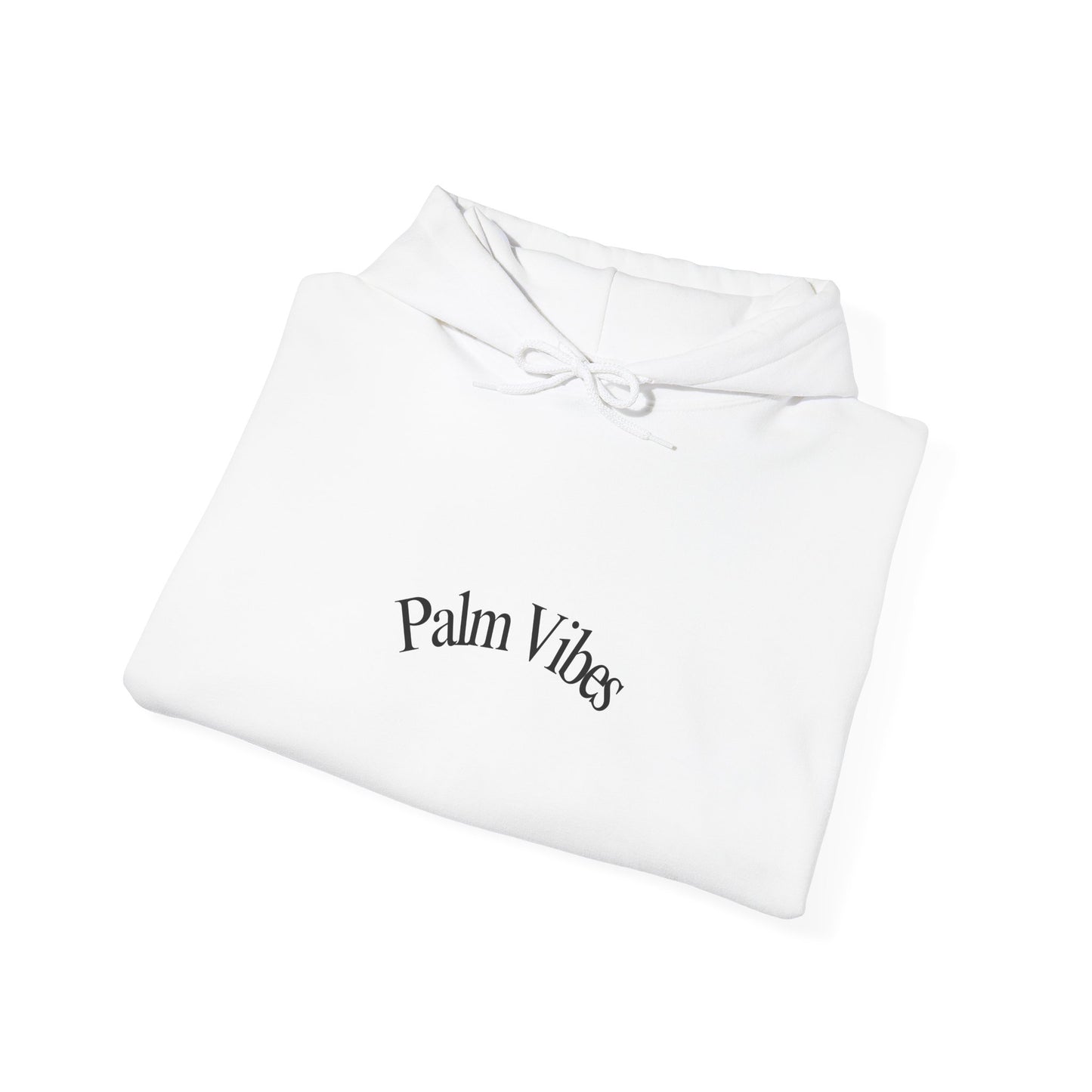 Palm Vibes Curved Hooded Sweatshirt