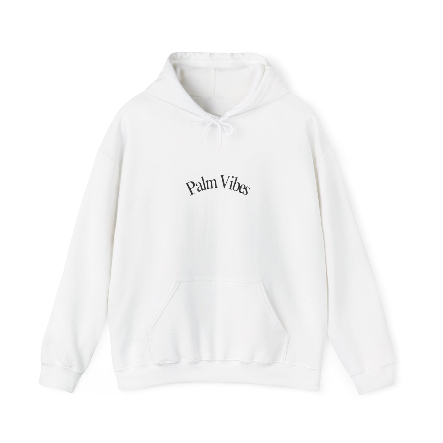 Palm Vibes Curved Hooded Sweatshirt