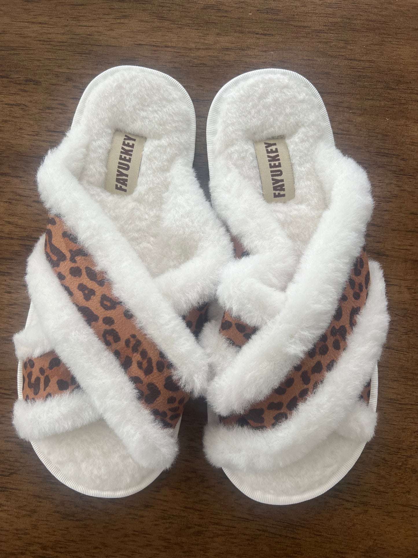 Cheetah Print Slippers