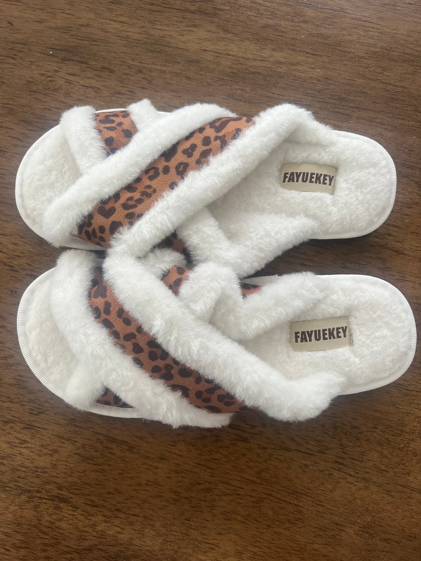 Cheetah Print Slippers