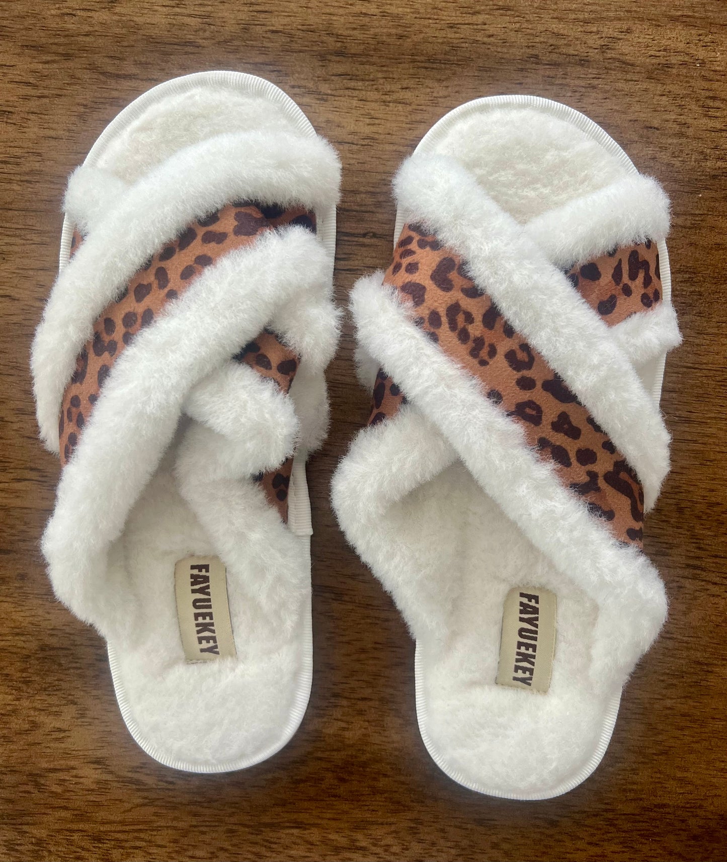 Cheetah Print Slippers