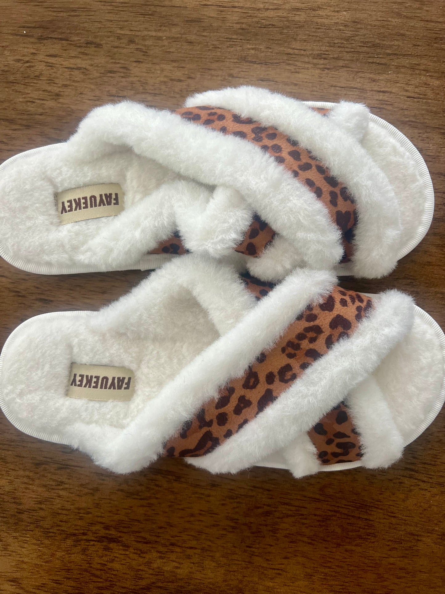 Cheetah Print Slippers