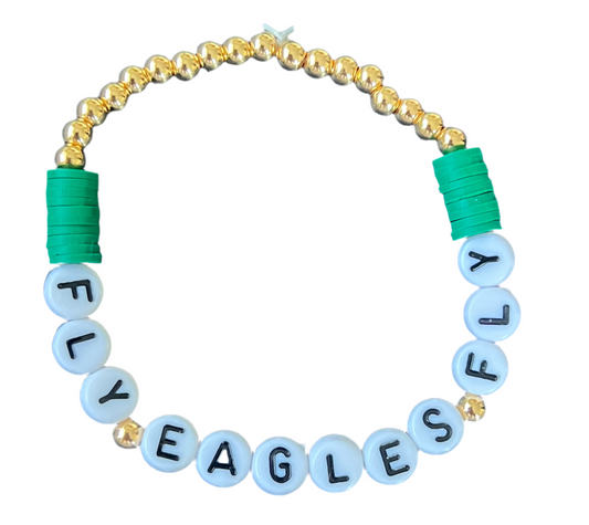 Fly Eagles Fly 18K Gold-Plated Bracelet